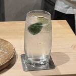 鮨 富かわ - 酢橘サワー