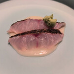 蒼 - 黒むつの藁焼き お米と中国甘酒のヴィネグレットソース