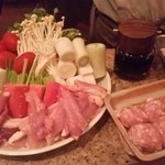 とり喜 - 鶏鴨しゃぶ鍋