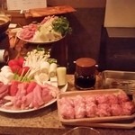 とり喜 - 鶏鴨しゃぶ鍋