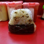 ラーメン 杉田家 千葉祐光店 - 「杉田家 千葉店」サプライズで頂いたおにぎり。