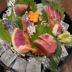 潮若丸 - 刺身盛り合わせ