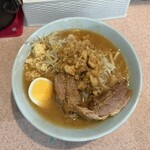 ラーメン富士丸 平塚店 - ラーメン半分(野菜少なめ.ニンニク少なめ) 1000円