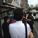 本家 第一旭 - 伺った時はすでにこれくらいの方が並んでいました。