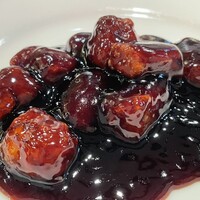 全家福 新館 - 黒酢の酢豚のアップ