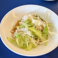 重慶飯店 名古屋店 - イカの葱醤油がけ