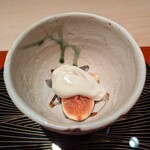 御料理 竹寳 - 無花果　豆腐ごまソース