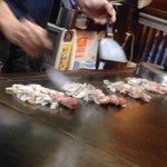 お好み焼 きじ - 具材は結構入っています。