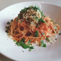 Trattoria Tabule - 火曜日のランチメニューから　じゃこのトマトソースパスタ