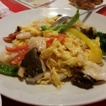 上海飯店 - 玉子と芝海老の炒め