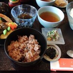 御菓子所 高木 十日市本店 - お楽しみ御膳　玉子焼きは出汁巻きではなく甘いバージョン