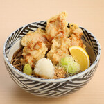 おらが蕎麦 - 冷し鶏天そば