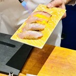 晶 - 黒ムツ炙り中♪ 