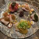 恵比寿 今市 - 刺身盛り合わせ