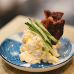 うなぎ 串料理 いづも - おつまみふわたまサラダ