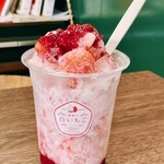 井手農園 - いちごミルクかき氷