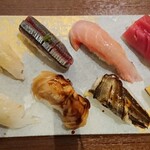 江坂鮨バル おーうえすと - 特選江戸前八種