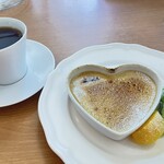 フレッシュ ケーキ カフェ - ほうじ茶のクリームブリュレ