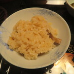 三養荘 - 茸と浅利の炊き込みご飯