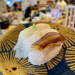 回転寿し トリトン - やりいか三種盛り