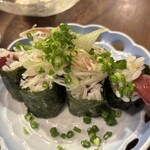 大衆飲み処　徳田酒店 - 薬味まぐろの鉄火巻き