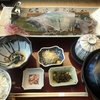 対馬のどぐろとイカ活き造り 博多 魚蔵 都ホテル店 - 