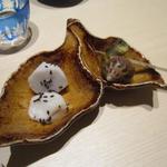 鮨 いし黒 - きぬかつぎ・バイ貝