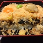 Sukiyabashi Jiro - 【２０１４年１０月】帆立のばら寿司
