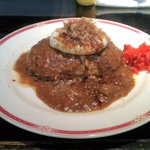 悠々 - ポーチドエッグカレー（４９０円）