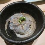 鮨 いし黒 - 白魚H26.10再訪