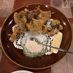 La Coccinella - 太刀魚とヒラタケのフリット