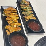 伽耶房 - チヂミ!!最高です。チーズと海鮮、どっちも捨て難い美味しさ！絶対に沢山食べられる人とくるべきお店です。