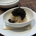 八重洲 鮨 海味 - 玄米ご飯とキャビア