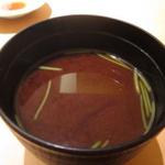 鮨 いし黒 - 赤だしH26.10再訪