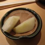 鮨 いし黒 - 水菓子ラフランスH26.10再訪