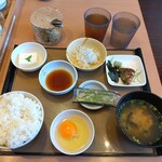 やよい軒 - しらすおろし朝食、ミニサバ小鉢