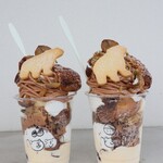 2KOTI - 【2025.09】モンブランのシューパフェ(税込1,250円)