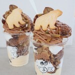 2KOTI - 【2025.09】モンブランのシューパフェ(税込1,250円)