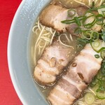 一楽ラーメン - 料理写真:大盛りラーメン　左