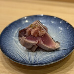 鮨 浜はち - カツオのタタキ