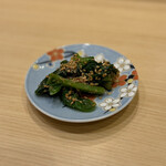 鮨 浜はち - つるむらさきの胡麻和え