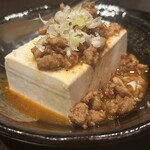 居酒屋風本格個室中華レストラン 暁 千種駅本店 - やみつき台湾ミンチ冷奴