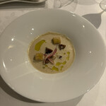 アンティカ オステリア デル ポンテ - 栗が入ったスープ