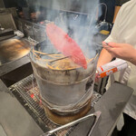 321430989 - 鰹。藁焼き。