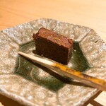銀座 稲葉 - 山椒のガトーショコラ