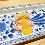 321437423 - 毛ガニ シャキシャキ芋 酢味噌