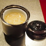 野嵯和 - トウモロコシのムース、蟹の餡かけ