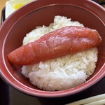 浜のかあさん食堂 - たらこ 1本がドーンと乗ってます！