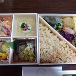 食堂 まるもと - 二段弁当