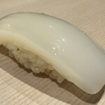 鮨 にし岡 - 新烏賊（兵庫・明石）　海水で　